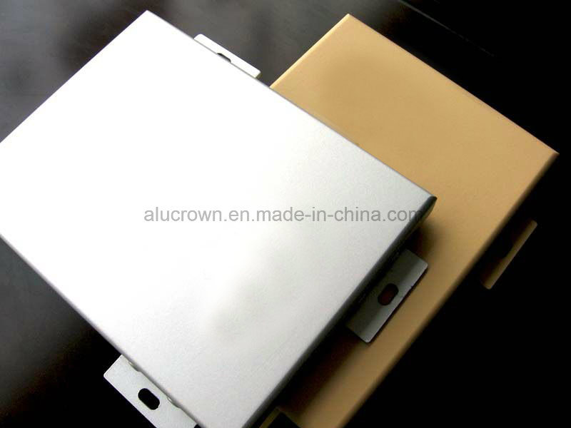 Customized Aluminum Solid Panel Wood Grain Curtain Wall Ceiling Panels