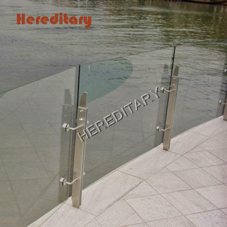 Tempered Glass Railings for Ponds, Stainless Steel Railings for Parks