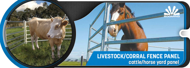 Steel Fence Cattle Fence Panel Horse Corral Fence Panel, Fecing Ranch