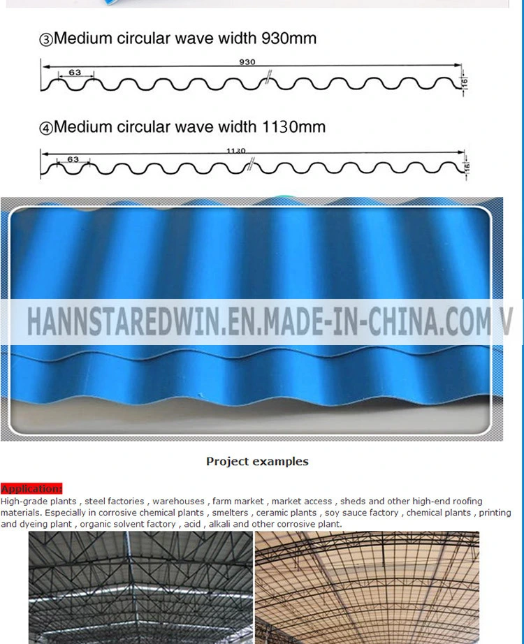 Heat Resistant Roofing Sheets Plastic Corrugated Types of Interior PVC Wall Cladding Panel