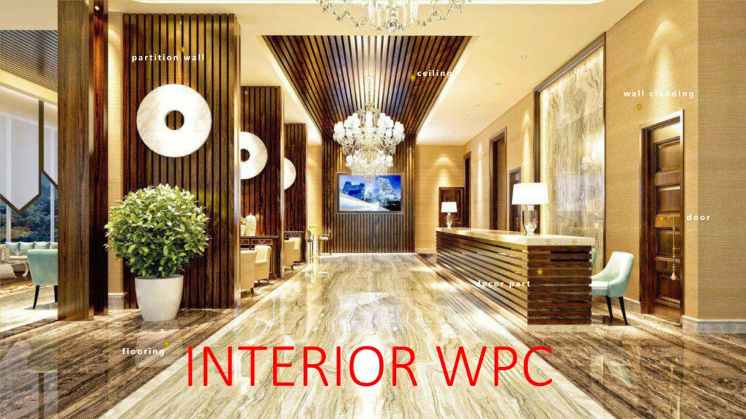 Installation Formaldehyde-Free Commercial Cheap Interior Spc Wall Paneling