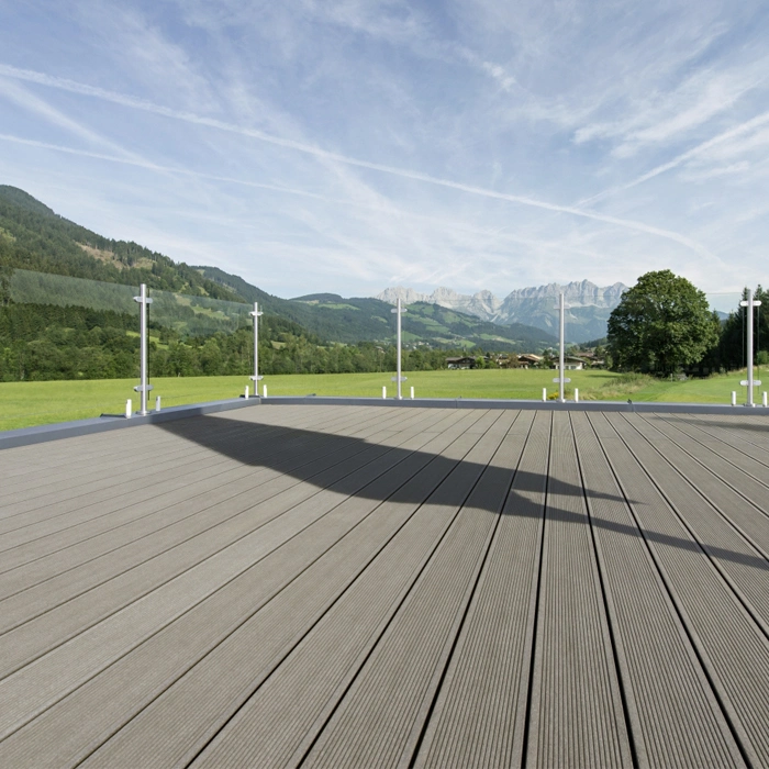 Outdoor Easy Installation Waterproof Wood Plastic Composite Decking Board WPC Timber Flooring WPC Co-Extrusion Decking