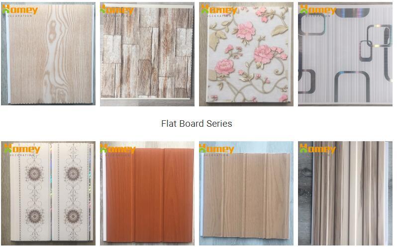 High Quality 400mm Width Marble & Wood Color PVC Ceiling Panel PVC Wall Panel