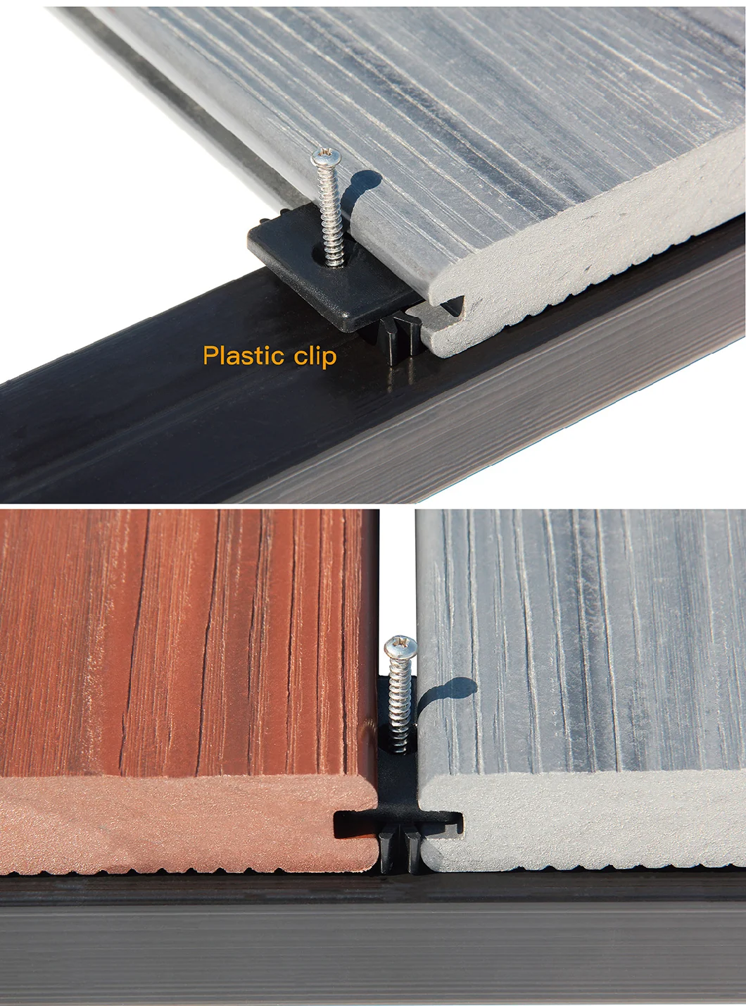 Wood Plastic Composite Outdoor Decorative WPC Decking