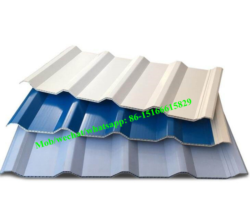 High Quality Plastic PVC ASA Hollow Wave Roof Panel Extruder