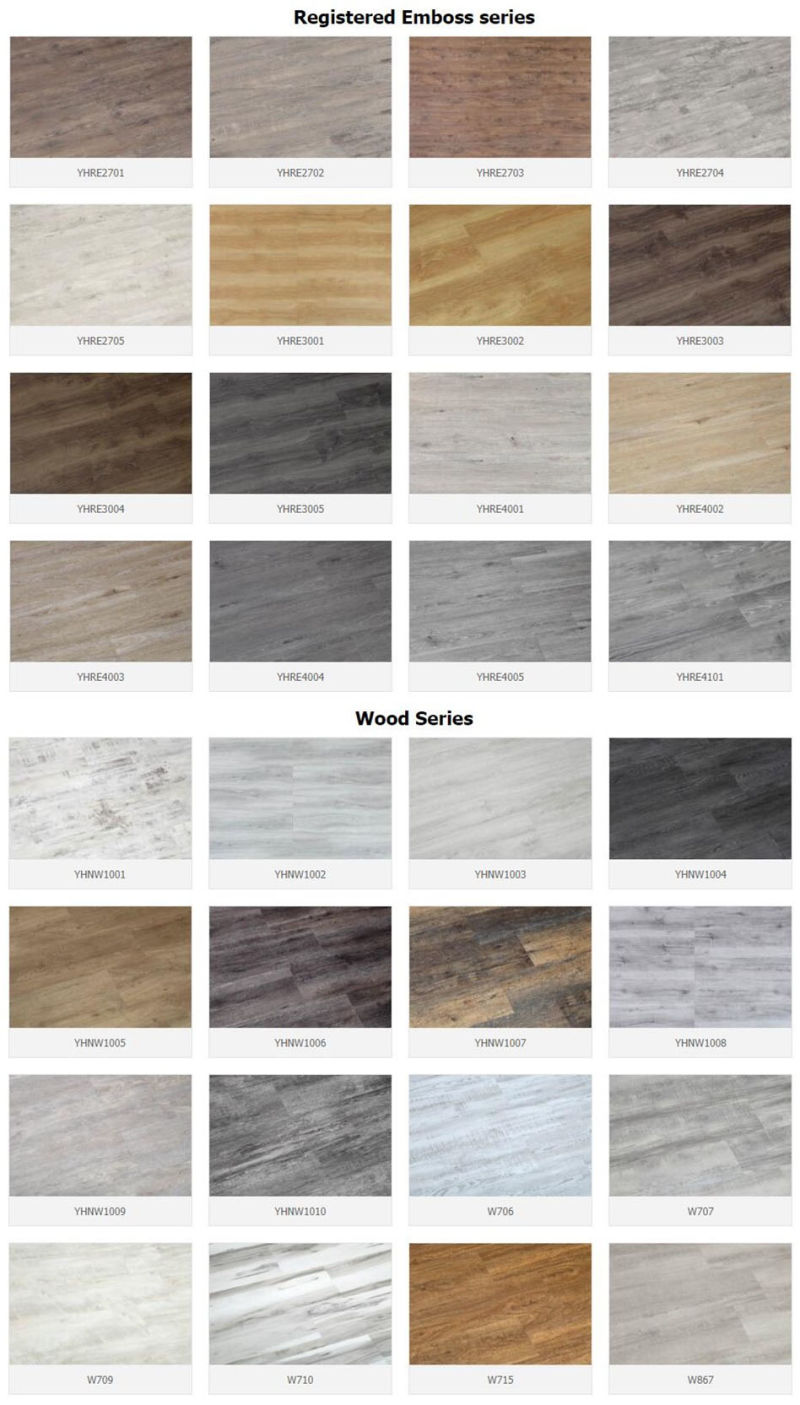 WPC Click Lvt Vspc Spc WPC Plastic Vinyl Flooring