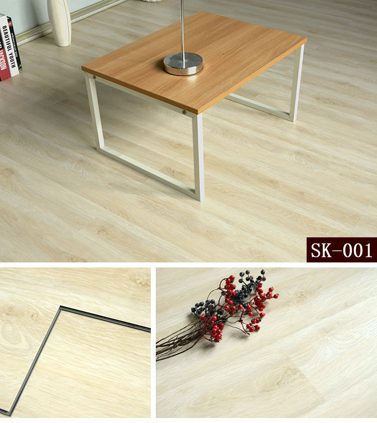 China Supply Laminated Floor Wood Grain PVC Vinyl Flooring Plank /Plastic Flooring