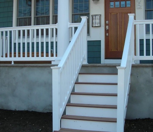 Waterproof WPC Handrail for Outdoor Steps/Garden Handrail/Stair Handrail