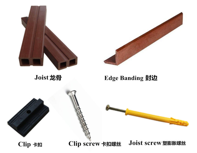 Composite Outdoor WPC Decking Board for Swimming Pool