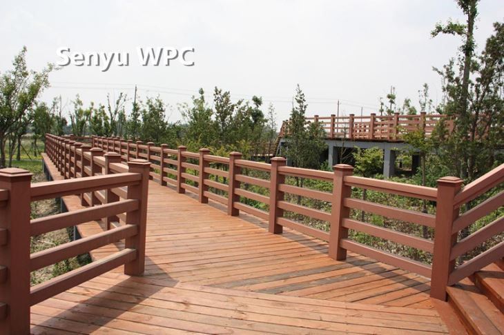 WPC Garden Fence Fecing Rail for Garden