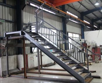 Galvanized Steel Stairs with Handrails