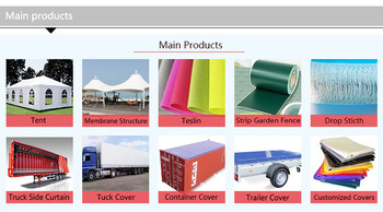 Waterproof 500*500d PVC Laminated Striped Tarp Polyester Awning Fabric PVC Printed Tarpaulin