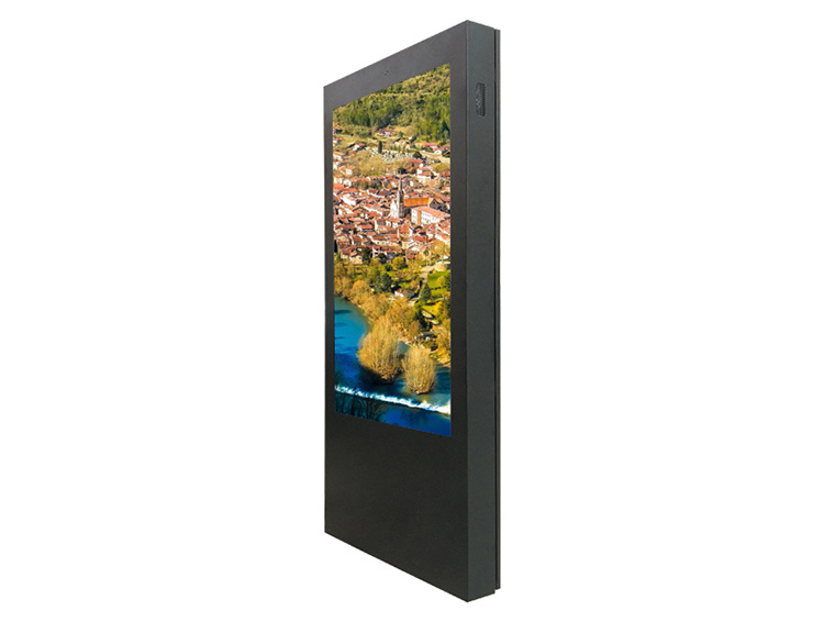 65 Inch Air-Cooled Vertical Screen Floor Outdoor Advertising Machine-1 Android Touch Screen Adkiosk Capacitive Touch Screen Advertising Display