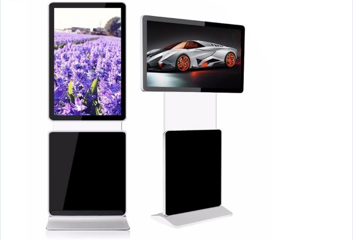 43" and 32" Double Screen Indoor LCD Display, Digital Display, LCD Advertising Display LCD Screen, Interactive Touch LCD Screen