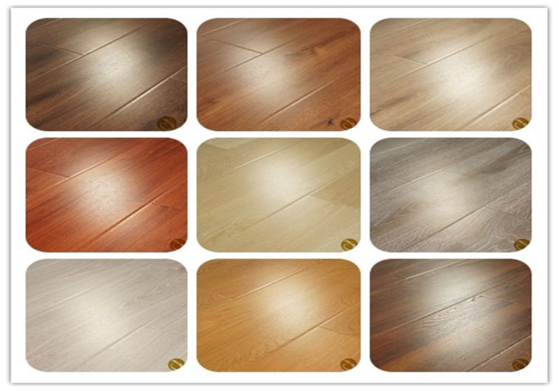 8mm Semi Gloss Finish Laminates Floors Wood Floors