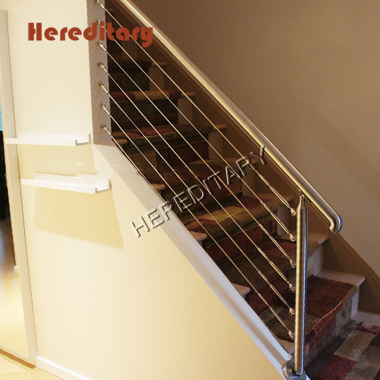Stainless Steel Cable Railing Steel Balustrade and Staircase Handrails
