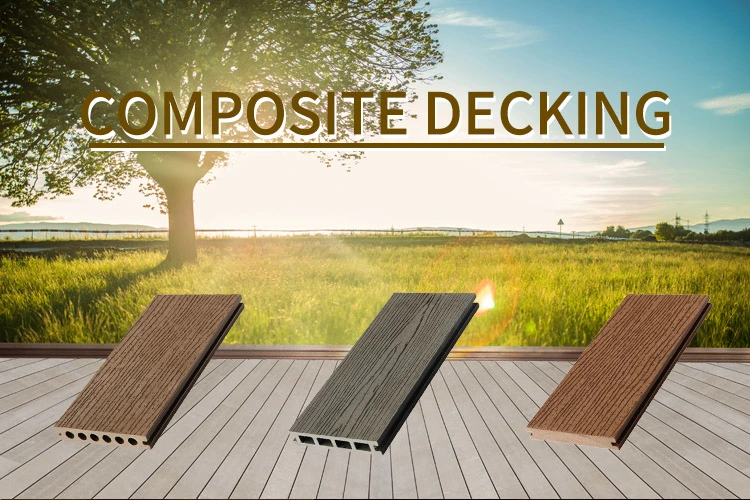 Anti-Slip WPC Flooring Outdoor WPC Composite Decking