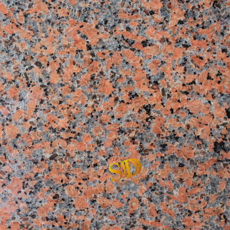 China Manufacturers Red Granite Slabs Maple Red Granite Tiles for Interior/Exterior Floor/Wall/Stair/Countertop