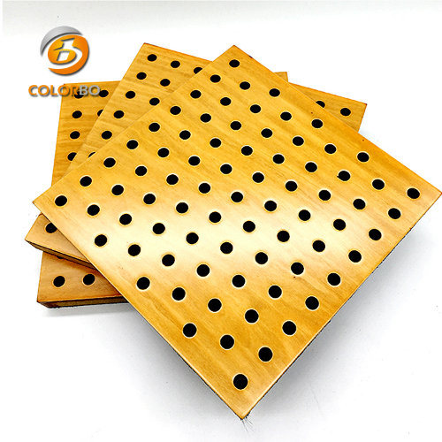Perforated Timber Decorative Wooden Acoustic Panel