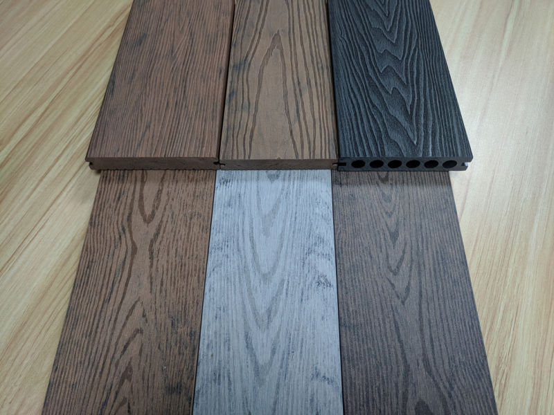 Anti-UV Waterproof WPC Flooring Composite Outdoor Decking Board 135*25.5mm