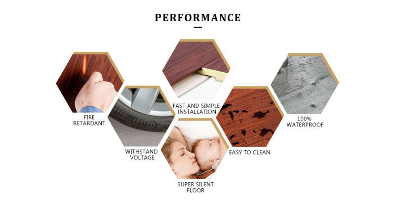 Good Quality Eco-Friendly Indoor Decorative Composite Unilin Click WPC Flooring