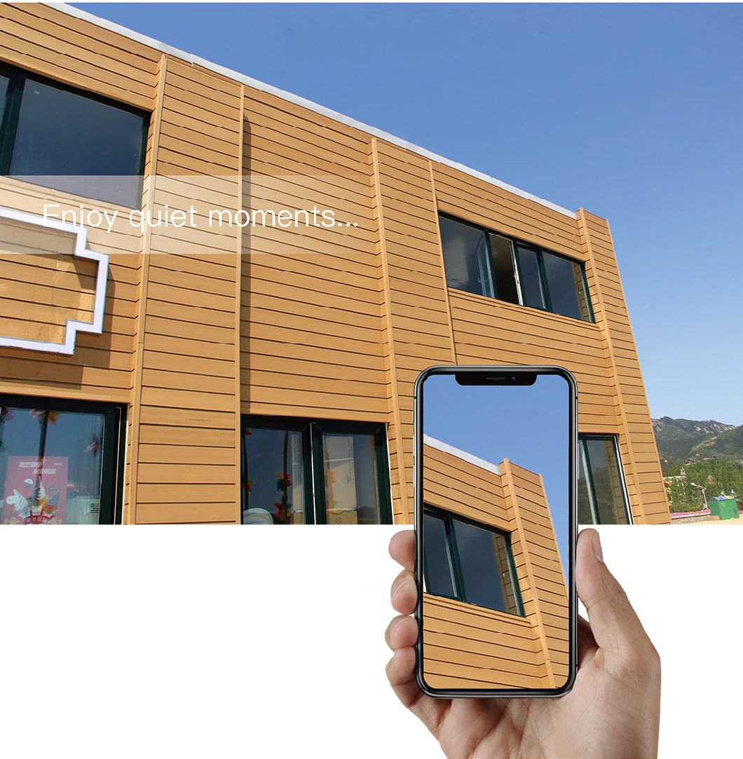 TF-04e Anti-Cracking WPC Composite Wall Cladding WPC Exterial Wall Cladding