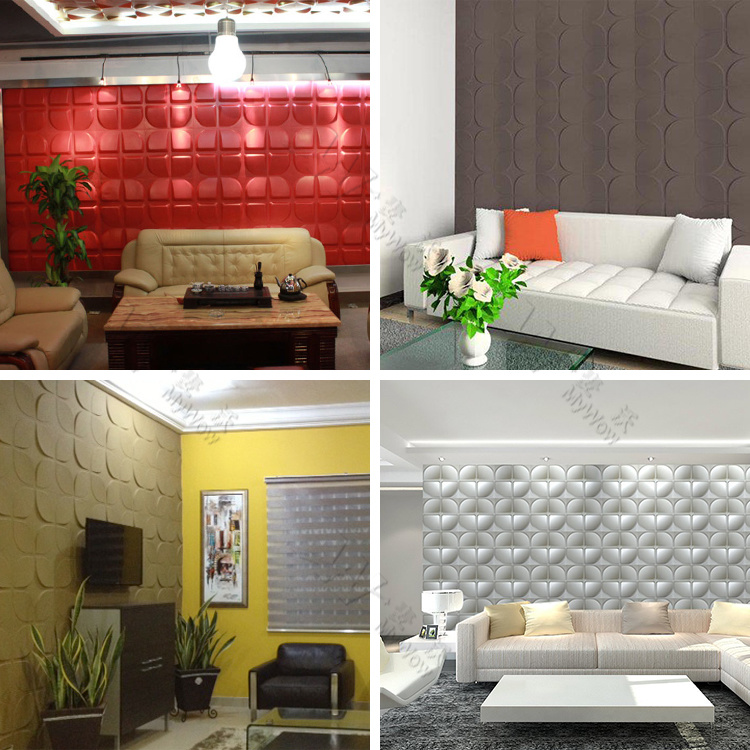 3D Wall Panel for Home Decoration Fashion PVC Wall Panels