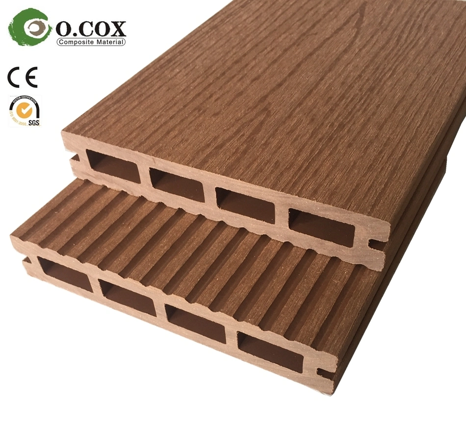 Ocox WPC Decking Wood Plastic Composite Flooring Wood Grained WPC Decking