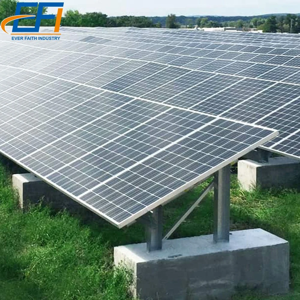 Solar Mounting System Material Slab Roof Solar Panel Roof Structure Waterproof