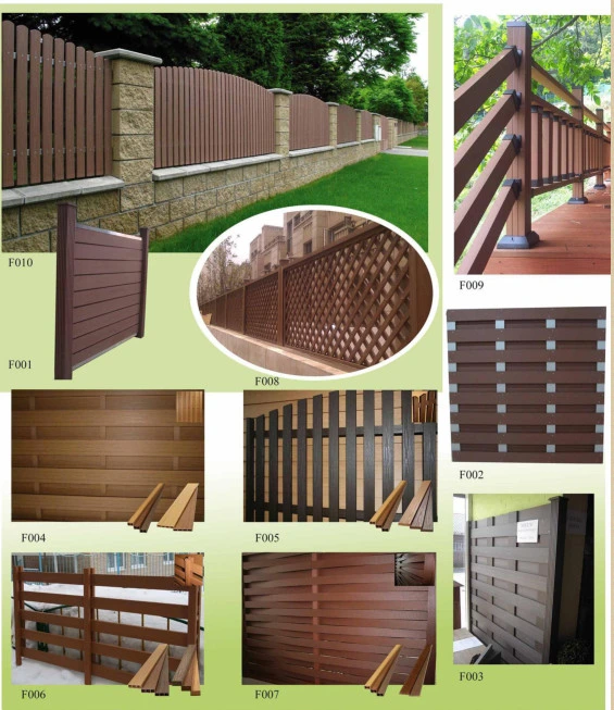 HDPE Wooden Texture Crack-Resist WPC Composite Fence Post (90*90 mm)