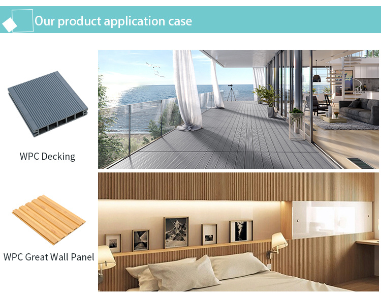 Waterproof Decorative Building Cheap Wood Plastic Composite WPC Cladding WPC Wall Panel Outdoor