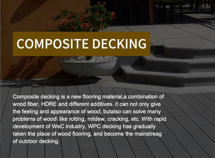 10 Years Factory Experience Waterproof Solid WPC Decking Board