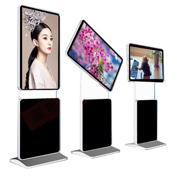 49" Dual Screen Indoor LCD Display, Digital Display, LCD Advertising Display LCD Screen, Interactive Touch LCD Kiosk