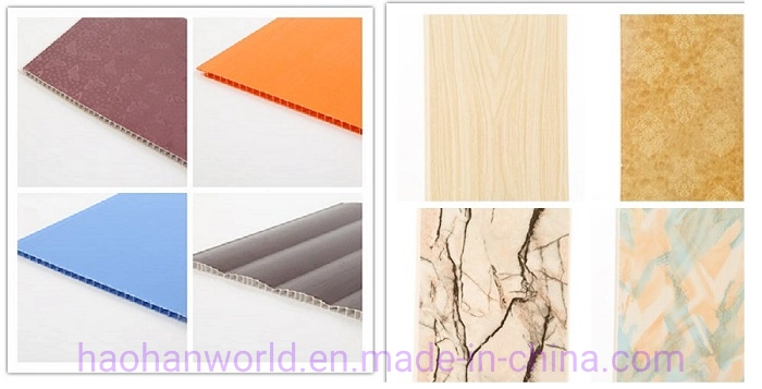 Fashionable Hot Stamped Pop Ceiling Design PVC Panel for PVC Ceiling Panel