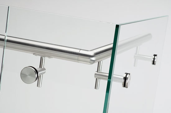 Hot Stainless Railing Baluster Design Glass Balcony Design