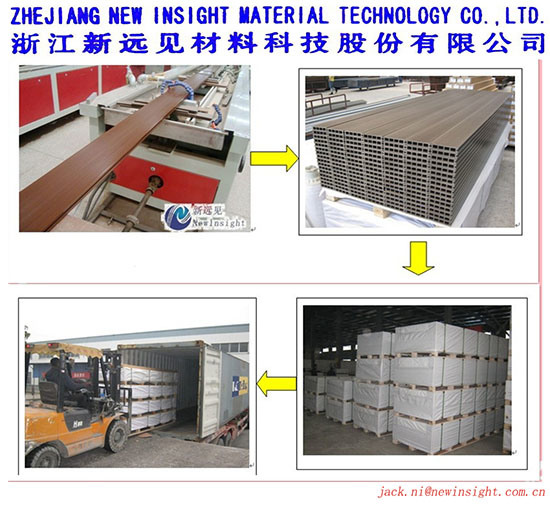 158*20mm WPC Wood Plastic Composite Exterior Wall Cladding
