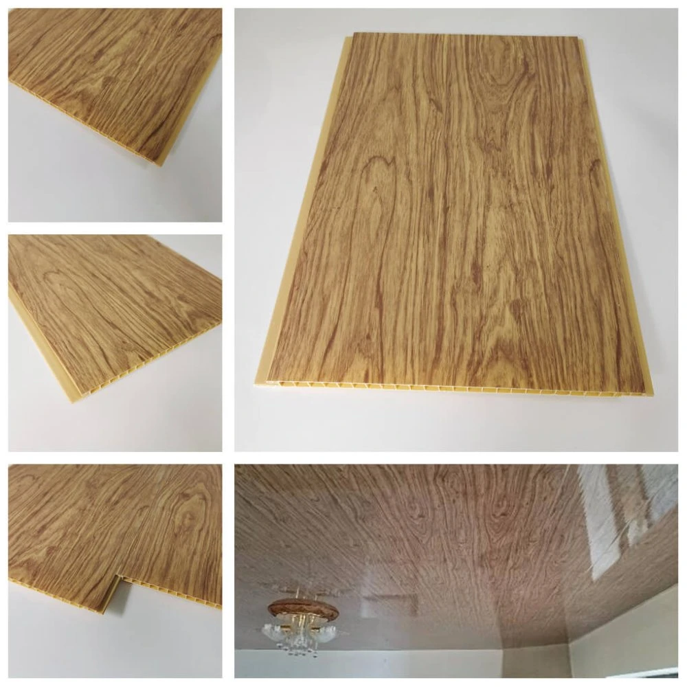 7mm Thick Plafond PVC Ceiling Panel Plastic Panel Roof Design Board for Wall
