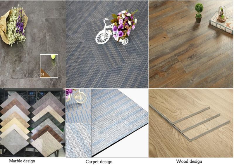 Rustic Wood Grain PVC Vinyl Material Flooring PVC Vinyl Floor Plank Laminate Flooring for Decoration