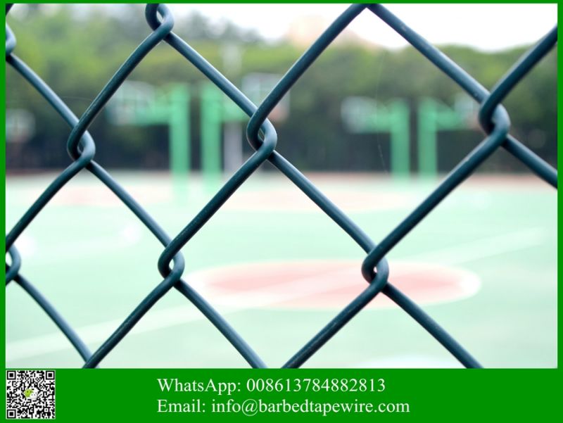 Temporary Security Wire Mesh Chain Link Iron Steel Garden Fencing