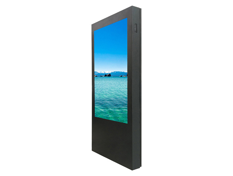 65 Inch Air-Cooled Vertical Screen Floor Outdoor Advertising Machine-1 Android Touch Screen Adkiosk Capacitive Touch Screen Advertising Display