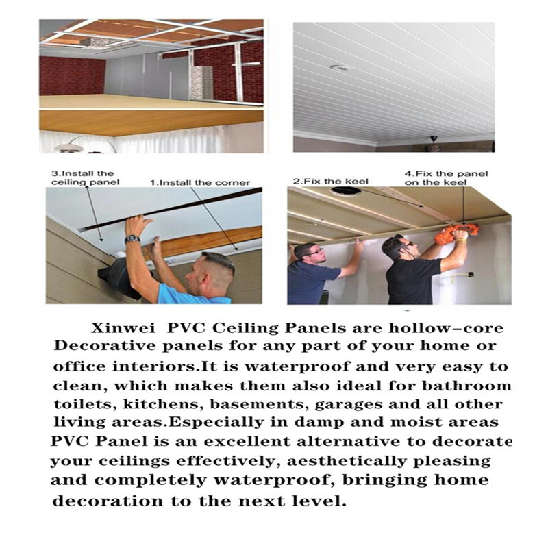 Moisture-Proof Sound-Absorbing PVC Ceiling Ceiling PVC, PVC Ceiling Panels
