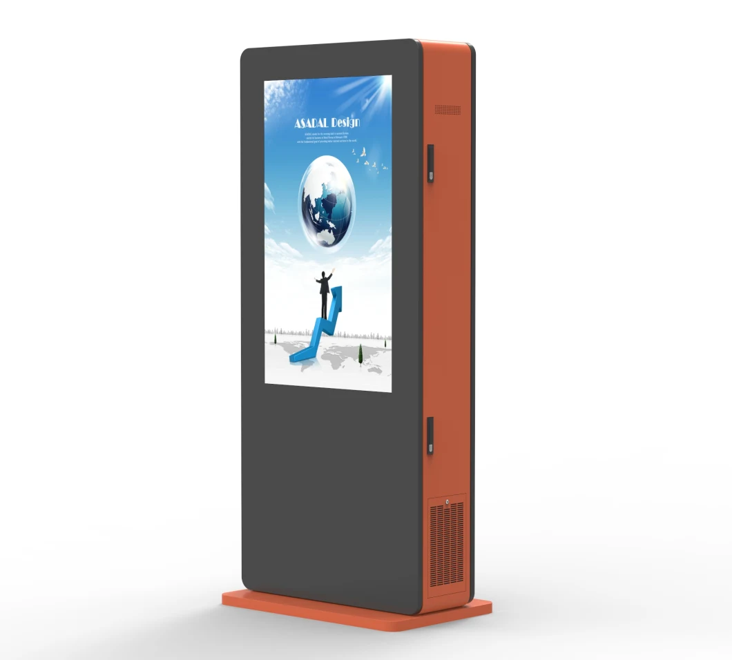 Capacitive Touch Screen Outdoor Floor Standing High Brightness Totem Display