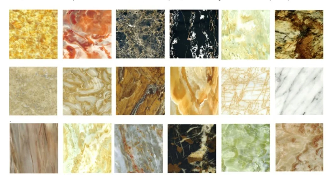 Marble Grain Interior Home Decoration Artificial Marble Laminated PVC Wall Panel Ceiling Panel