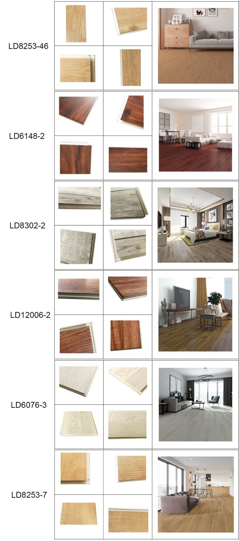 Interior House Decorative WPC Flooring