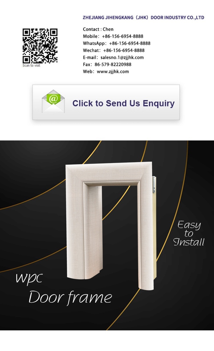Jhk-WPC Wood Plastic Composite Plastic WPC Door Frame
