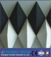 Home Decor Polyester Acoustic Insulation Wall Panel 3D