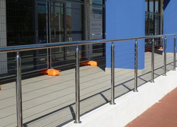 Building Stainless Steel Balcony Wire / Cable Railing for Stair or Balcony