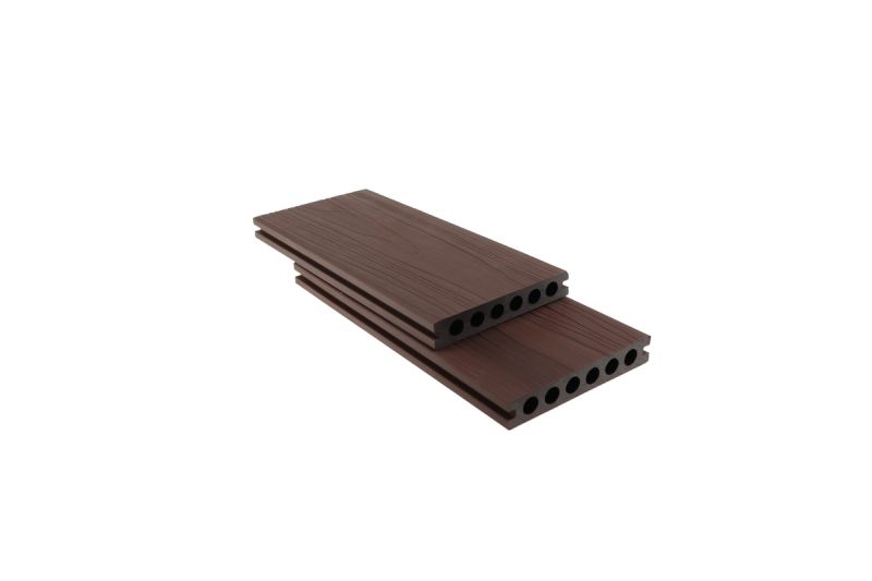 Recycled 3D Embossed Wood Plastic Composite Decking WPC China Manufacture