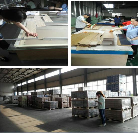 Laminate/ Laminated Flooring Waterproof Click-Lock Spc Stone Polymer Composite Flooring Wood Look Spc Flooring