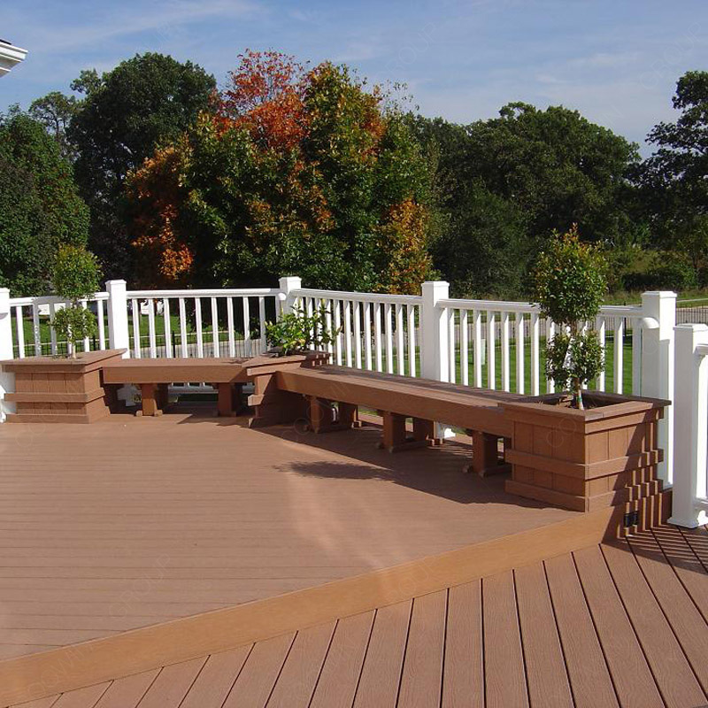 Swimming Pool Outdoor WPC Co-Extrusion Decking